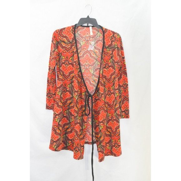 24/7 Comfort Apparel | Sweaters | 24seven Womens Size L Printed Cardigan  Nwot I10afa | Poshmark